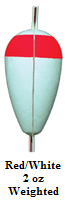 4" x 2" Teardrop 2 oz Weighted